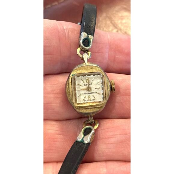 VTG women's Gold Tone Swiss Jowissa Bonus Watch, Manual Wind, For Repair - Picture 1 of 3